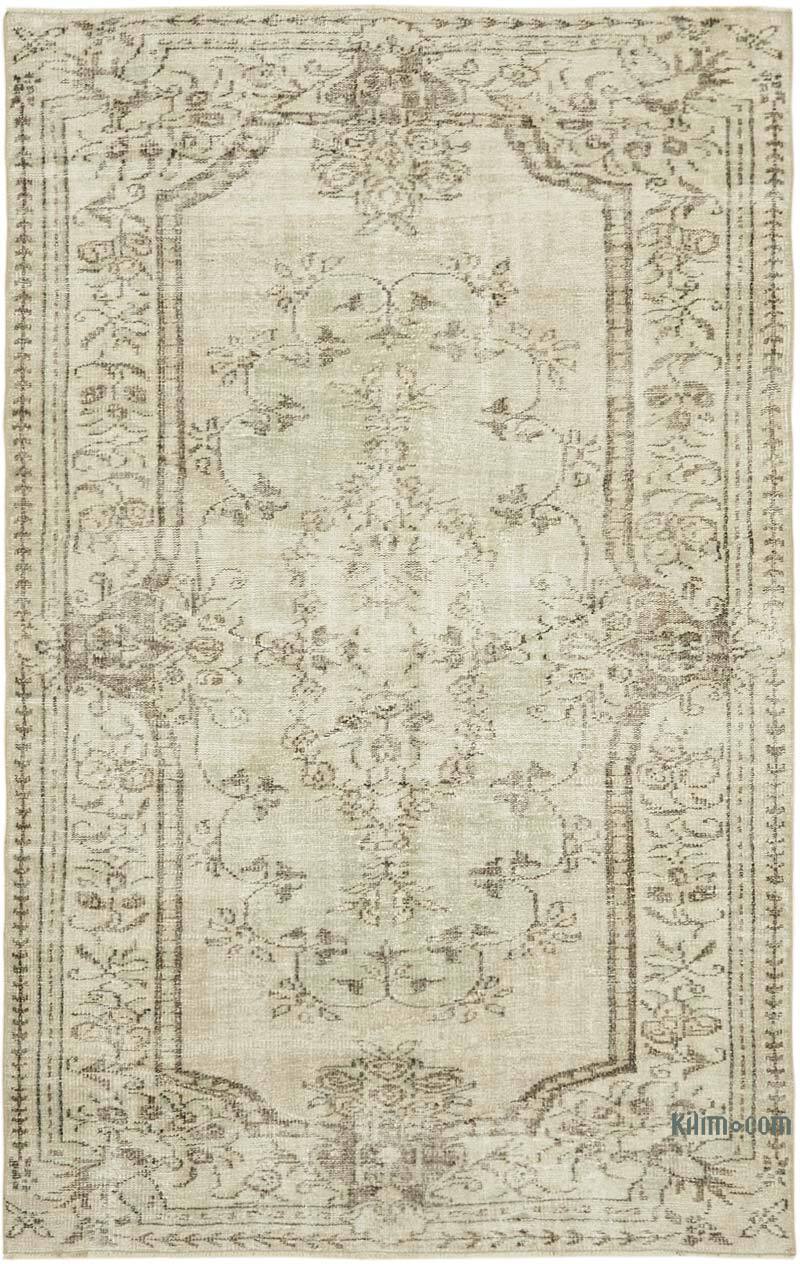 Alfombra Vintage Turca Anudada a Mano - 166 cm x 258 cm - K0060766