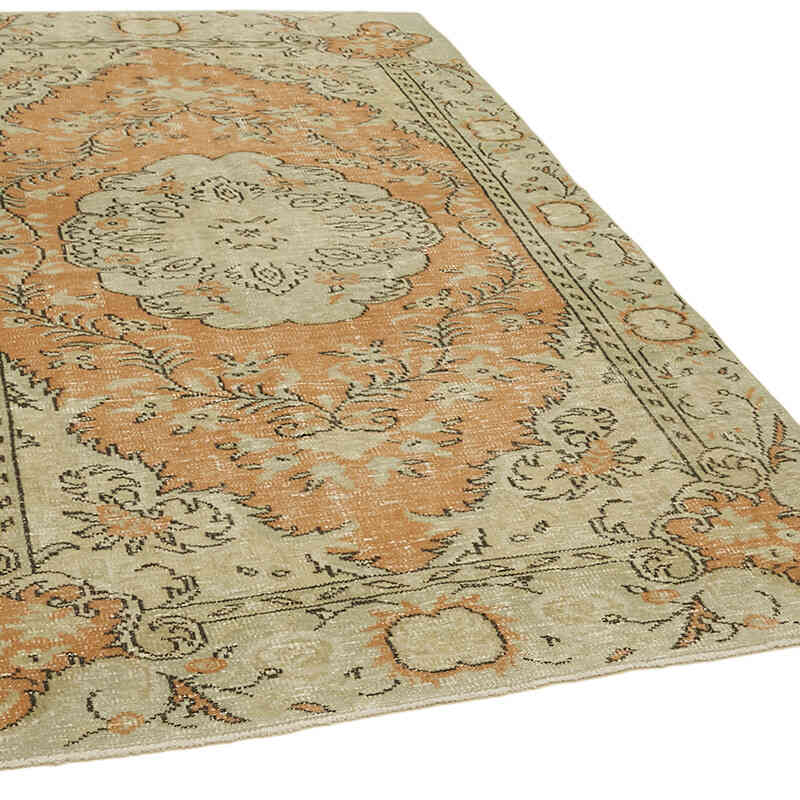 El Dokuma Vintage Halı - 160 cm x 251 cm - K0060771