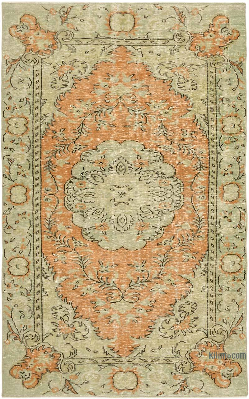 El Dokuma Vintage Halı - 160 cm x 251 cm - K0060771