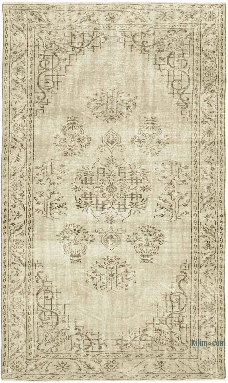 Alfombra Vintage Turca Anudada a Mano - 174 cm x 288 cm - K0060775