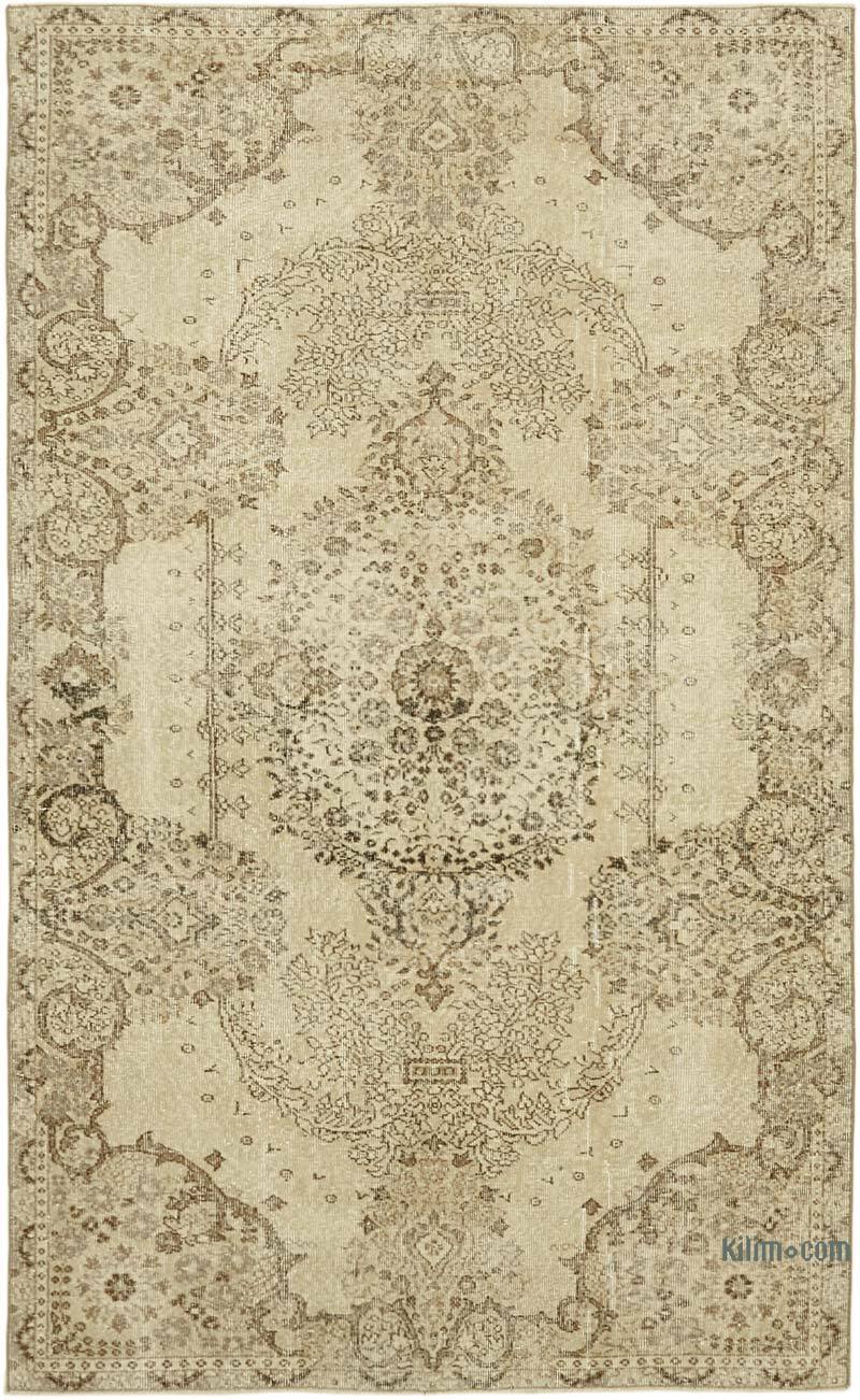 Vintage Turkish Hand-Knotted Rug - 5' 3" x 8' 6" (63" x 102") - K0060779