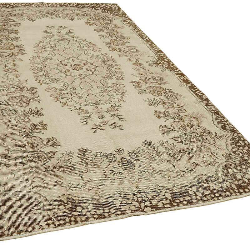 Vintage Turkish Hand-Knotted Rug - 5' 2" x 9' 5" (62" x 113") - K0060786