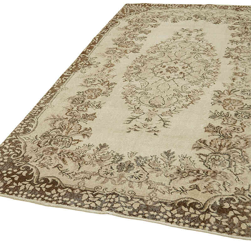 Vintage Turkish Hand-Knotted Rug - 5' 2" x 9' 5" (62" x 113") - K0060786