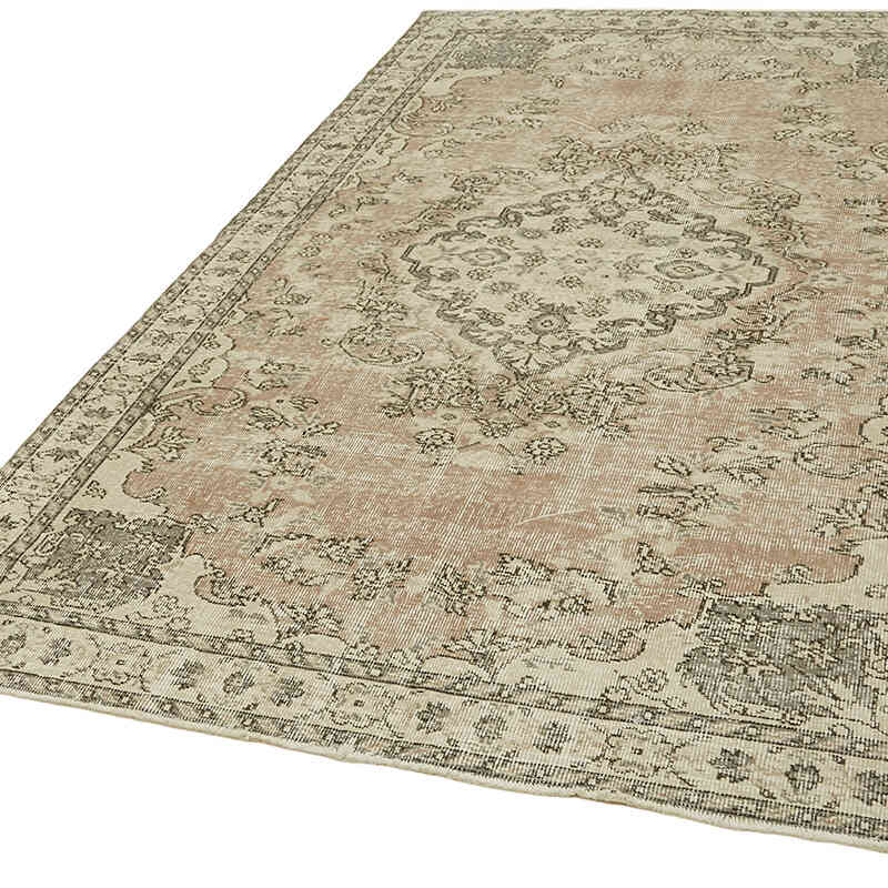 Alfombra Vintage Turca Anudada a Mano - 158 cm x 256 cm - K0060789