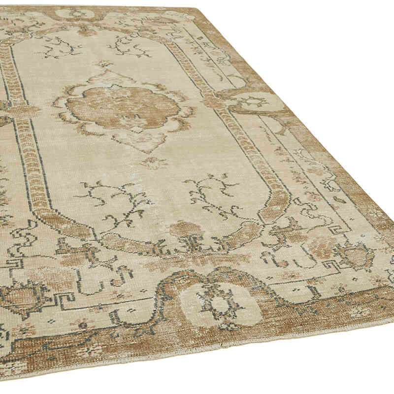 Alfombra Vintage Turca Anudada a Mano - 157 cm x 273 cm - K0060791