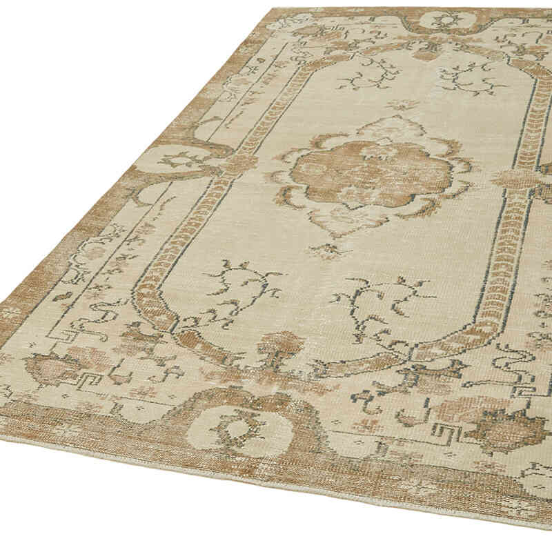 Alfombra Vintage Turca Anudada a Mano - 157 cm x 273 cm - K0060791