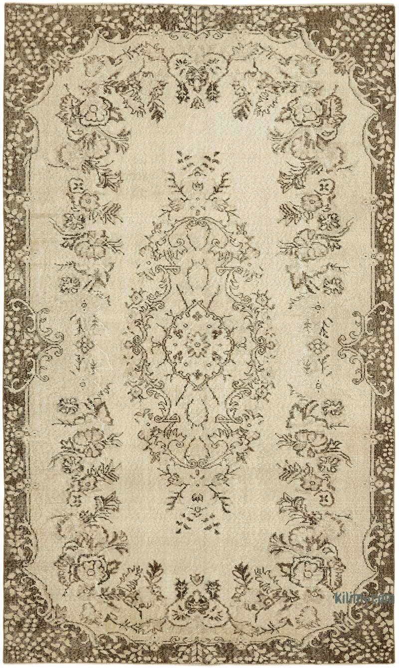 Vintage Turkish Hand-Knotted Rug - 5' 9" x 9' 6" (69" x 114") - K0060792