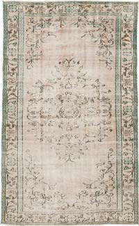 Alfombra Vintage Turca Anudada a Mano - 166 cm x 277 cm