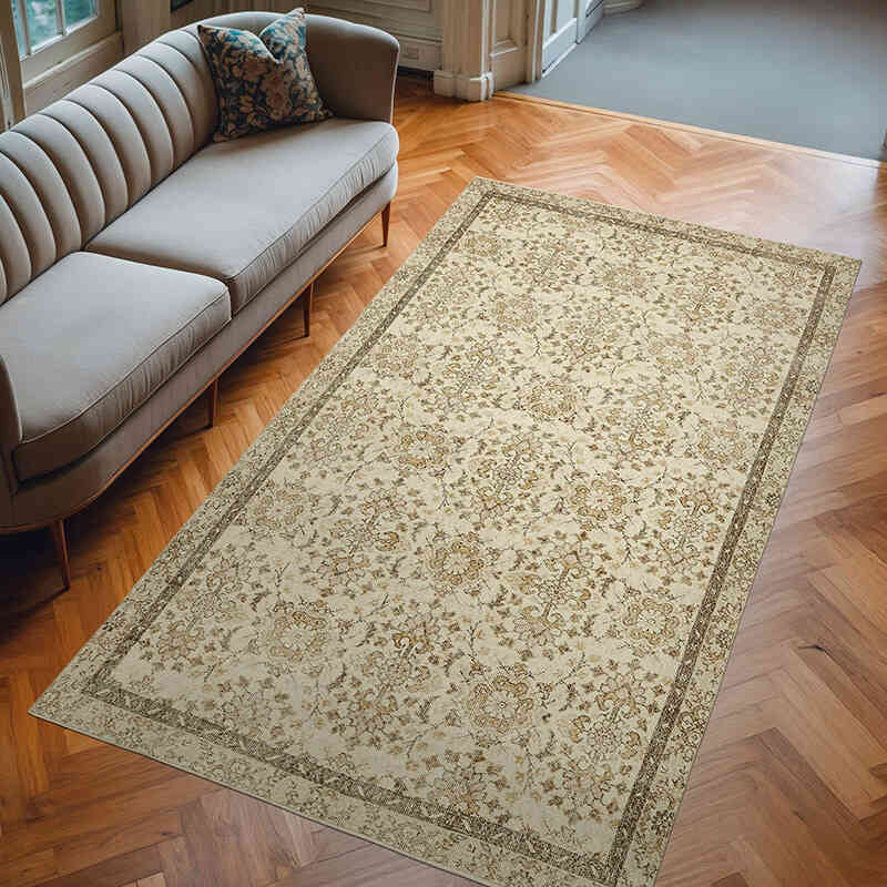 El Dokuma Vintage Halı - 170 cm x 301 cm - K0060797