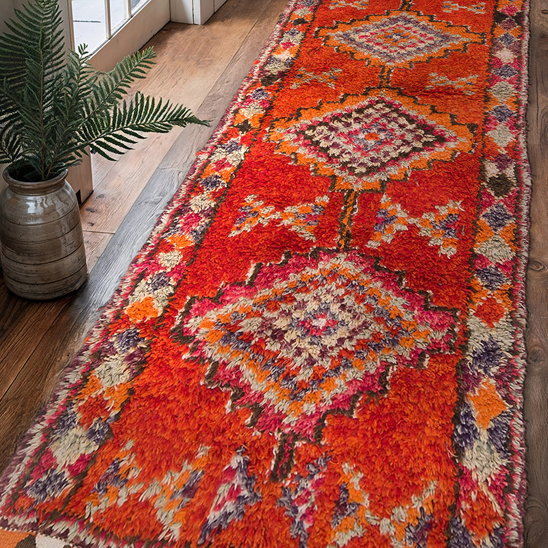 Vintage Anadolu Yolluk - 96 cm x 305 cm - K0060828