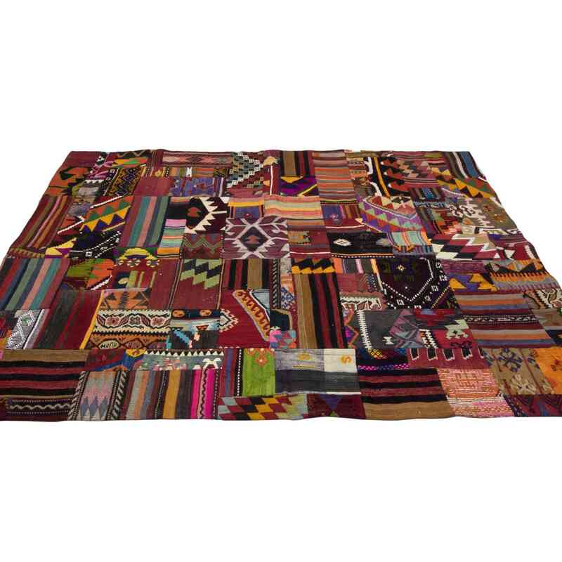 Patchwork Kilim Rug - 5' 5" x 7' 7" (65" x 91") - K0060862