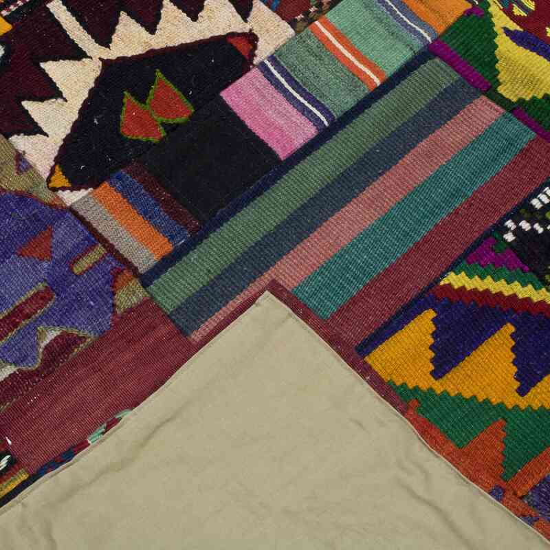 Patchwork Kilim Rug - 5' 5" x 7' 7" (65" x 91") - K0060862