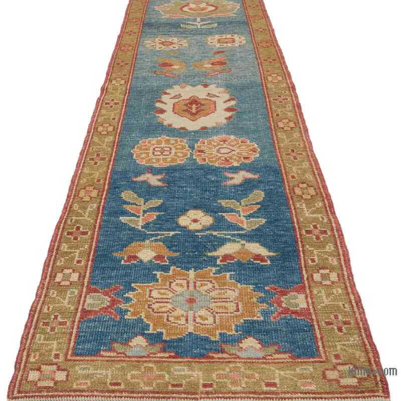 New Turkish Hand-Knotted Runner - 2' 7" x 10' 3" (31 in. x 123 in.) - K0060901