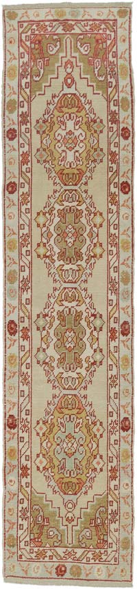 New Turkish Hand-Knotted Runner - 2' 7" x 11' 4" (31" x 136")