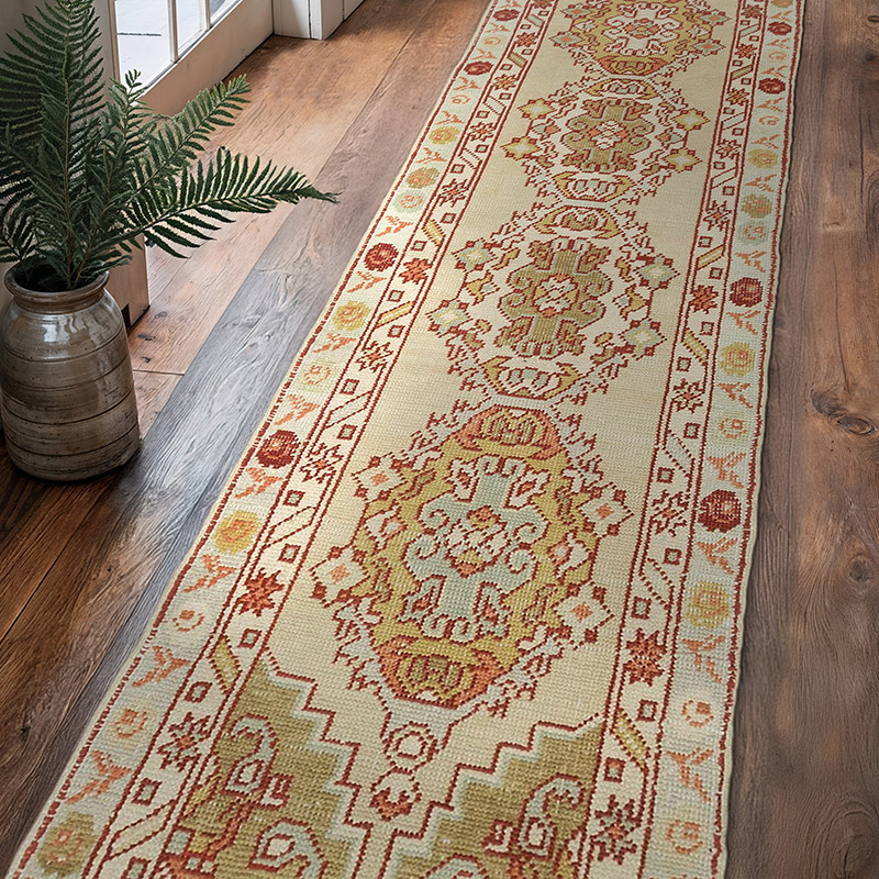 Yeni El Dokuması Halı Yolluk - 79 cm x 345 cm - K0060905