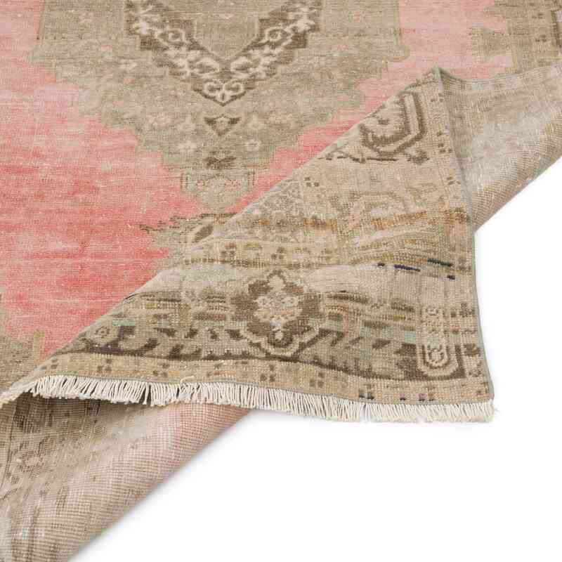 Alfombra Vintage Turca Anudada a Mano - 128 cm x 222 cm - K0060920