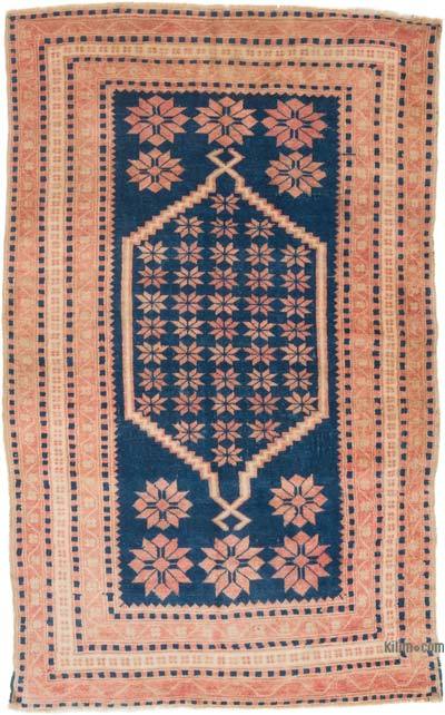 Vintage Turkish Hand-Knotted Rug - 4'  x 6' 3" (48 in. x 75 in.)