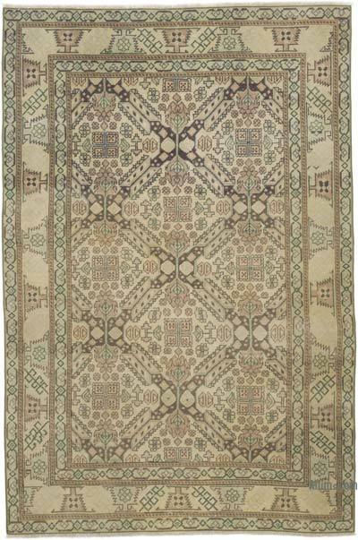Vintage Turkish Hand-Knotted Rug - 3' 8" x 5' 7" (44 in. x 67 in.)