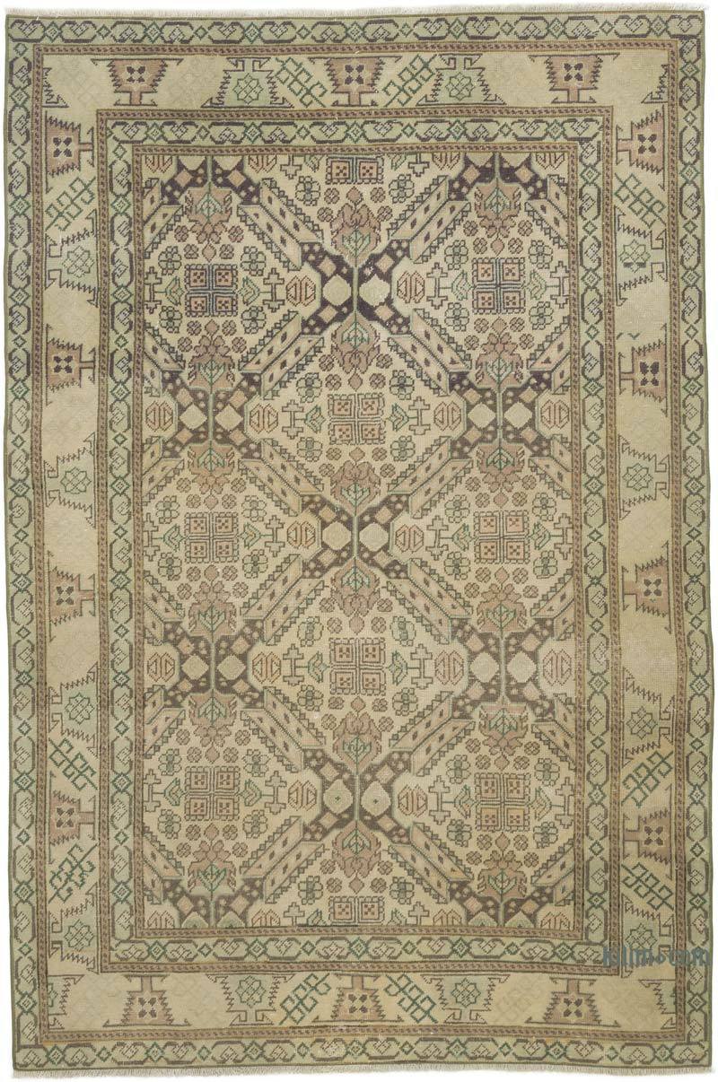 Vintage Turkish Hand-Knotted Rug - 3' 8" x 5' 7" (44" x 67") - K0060924