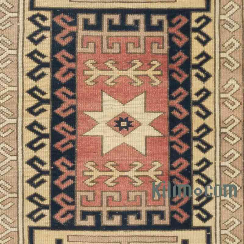 Alfombra Vintage Turca Anudada a Mano - 107 cm x 171 cm - K0060925