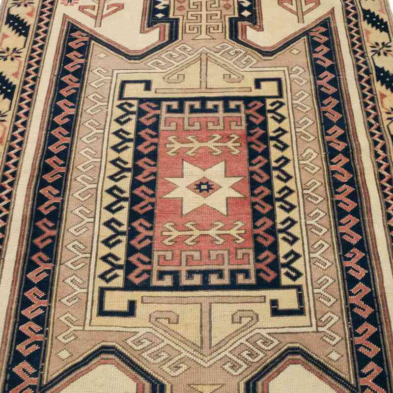 Alfombra Vintage Turca Anudada a Mano - 107 cm x 171 cm - K0060925