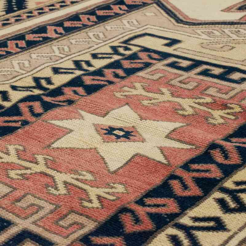Alfombra Vintage Turca Anudada a Mano - 107 cm x 171 cm - K0060925