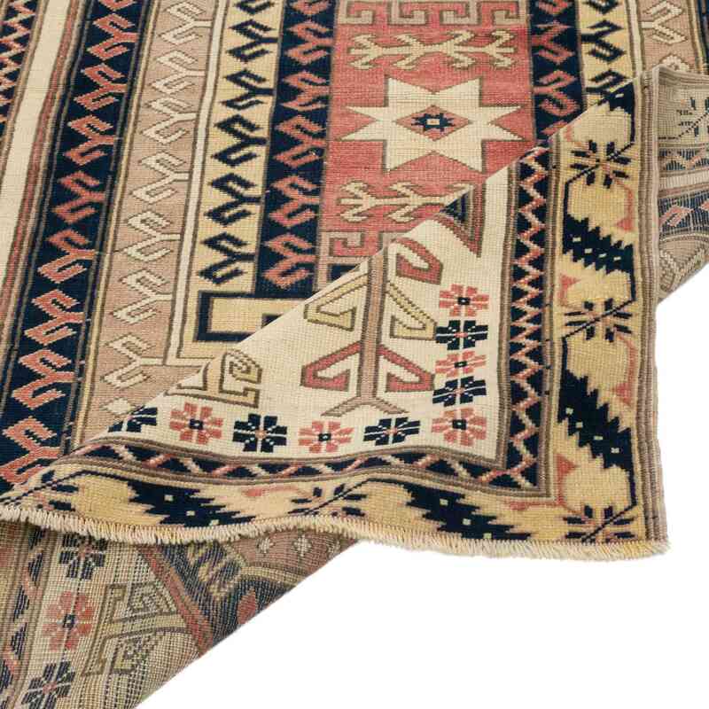 Alfombra Vintage Turca Anudada a Mano - 107 cm x 171 cm - K0060925
