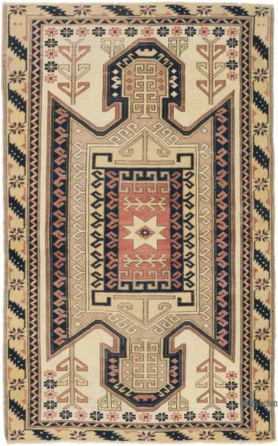 El Dokuma Vintage Halı - 107 cm x 171 cm