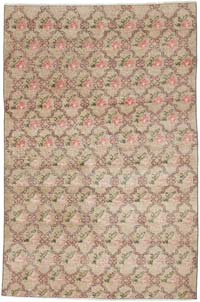 Alfombra Vintage Turca Anudada a Mano - 134 cm x 201 cm