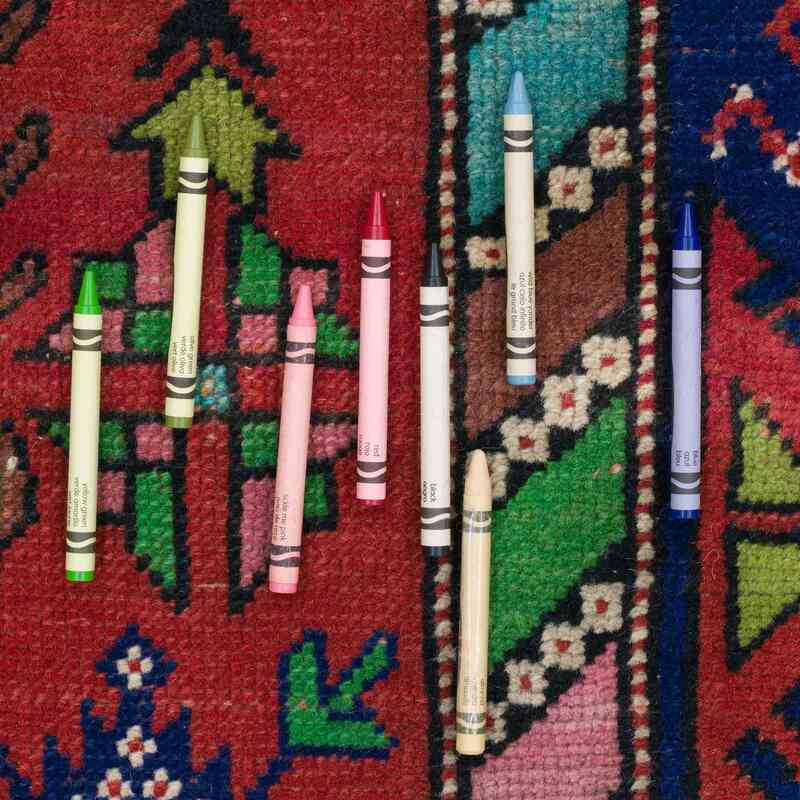 Vintage Turkish Hand-Knotted Rug - 4' 6" x 7' 3" (54" x 87") - K0060927