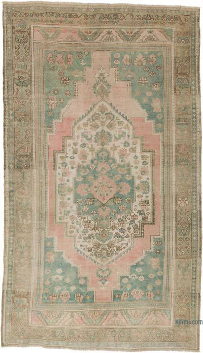 Vintage Turkish Hand-Knotted Rug - 6' 8" x 11' 3" (80" x 135")