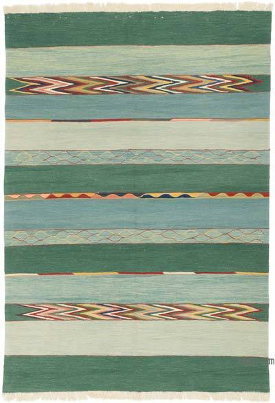 New Handwoven Turkish Kilim Rug - 5' 11" x 8' 6" (71 in. x 102 in.)