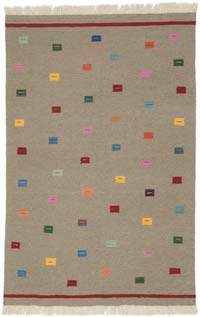 Yeni Kök Boya El Dokuma Kilim - 121 cm x 183 cm