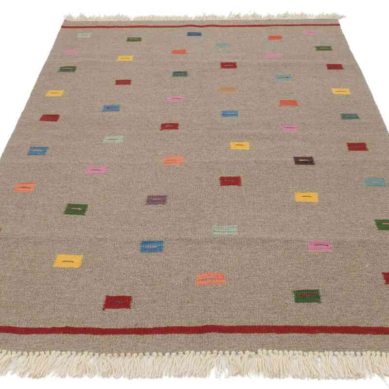 Nueva Alfombra Turca Kilim - 121 cm x 183 cm - K0061024