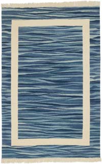 New Handwoven Turkish Kilim Rug - 3' 11" x 6' 1" (47" x 73")