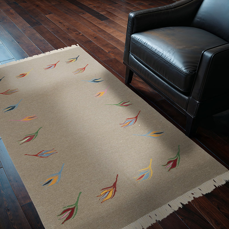 Yeni Kök Boya El Dokuma Kilim - 121 cm x 181 cm - K0061028