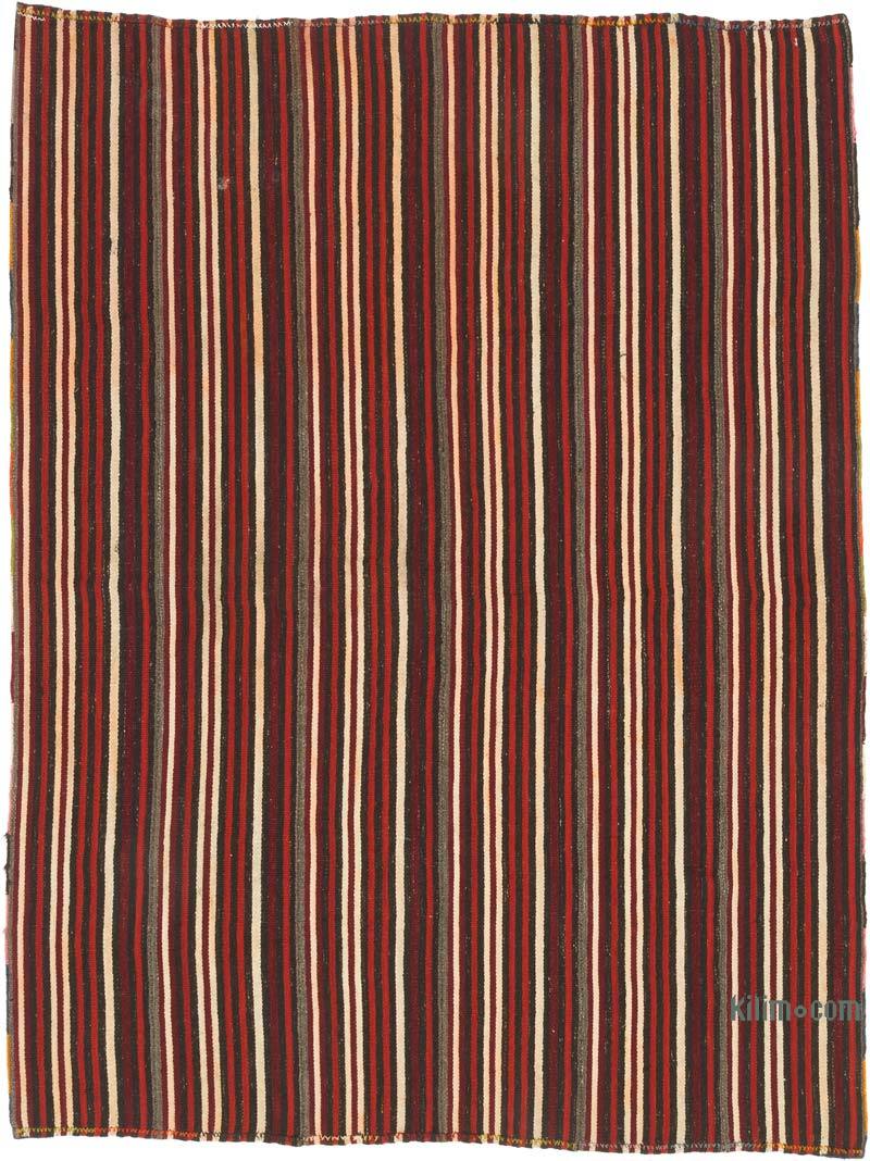 Vintage Anatolian Kilim Rug - 6' 4" x 8' 2" (76" x 98") - K0061089
