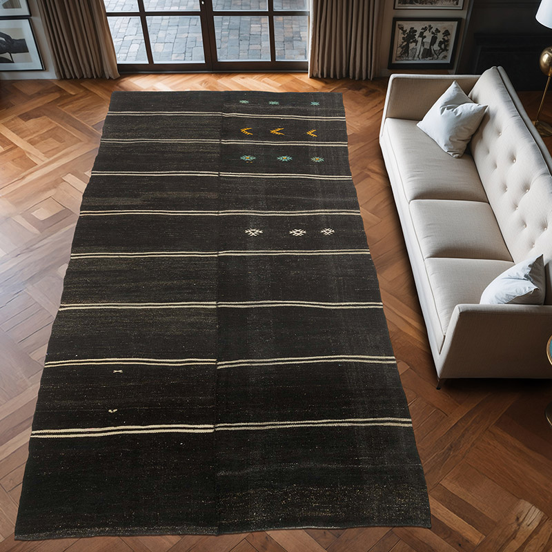 Vintage Anadolu Kilim - 187 cm x 375 cm - K0061102