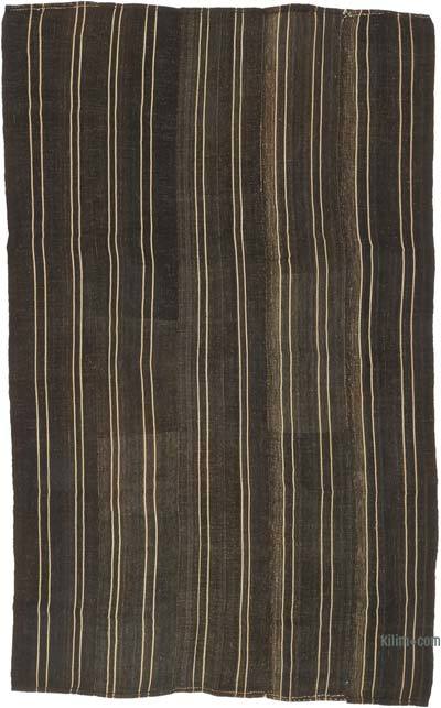 复古Anatolian Kilim地毯-6'3“ x 10'2”（75英寸x 122英寸）