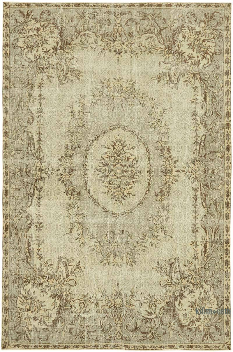 Vintage Turkish Hand-Knotted Rug - 6' 8" x 10' 2" (80" x 122") - K0061122