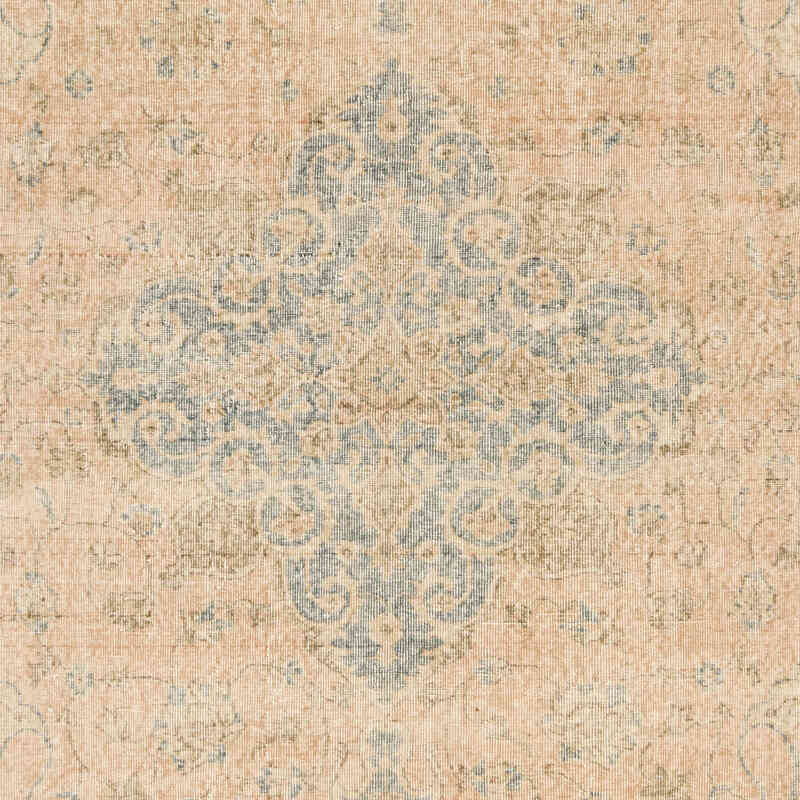 Alfombra Vintage Turca Anudada a Mano - 207 cm x 310 cm - K0061126