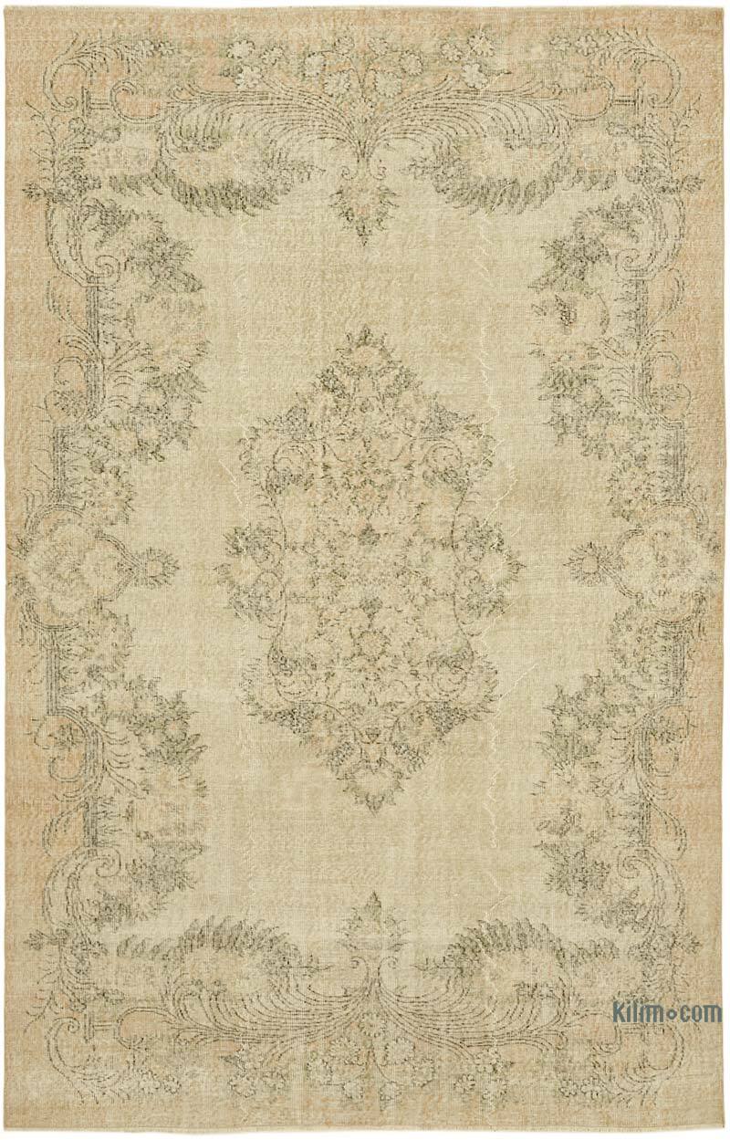 Alfombra Vintage Turca Anudada a Mano - 208 cm x 312 cm - K0061132