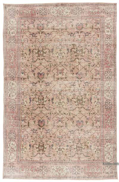 Vintage Turkish Hand-Knotted Rug - 6' 7" x 10' 3" (79 in. x 123 in.)