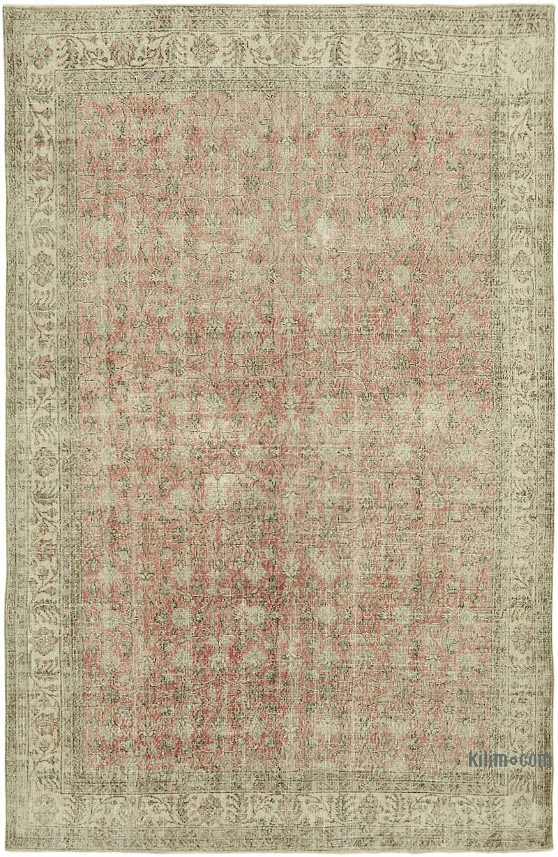 Vintage Turkish Hand-Knotted Rug - 6' 8" x 10' 2" (80 in. x 122 in.) - K0061149