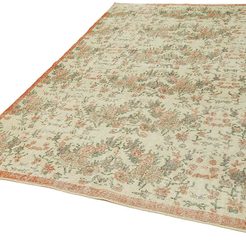Vintage Turkish Hand-Knotted Rug - 6' 6" x 9' 6" (78" x 114") - K0061157