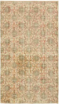 Vintage Turkish Hand-Knotted Rug - 4' 10" x 8' 3" (58" x 99")