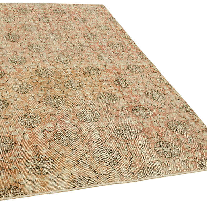 Alfombra Vintage Turca Anudada a Mano - 147 cm x 252 cm - K0061158