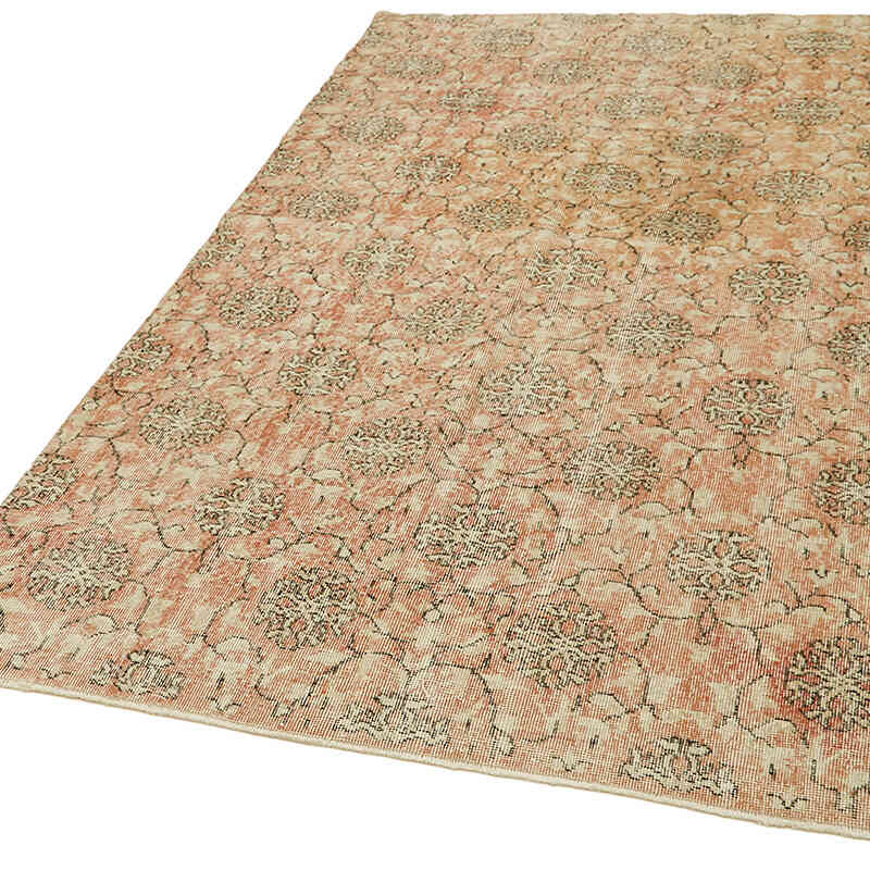Alfombra Vintage Turca Anudada a Mano - 147 cm x 252 cm - K0061158