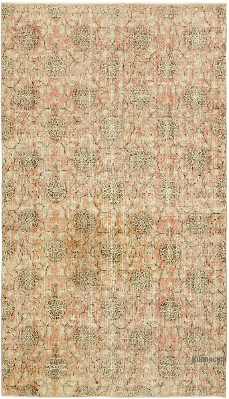 Alfombra Vintage Turca Anudada a Mano - 147 cm x 252 cm - K0061158