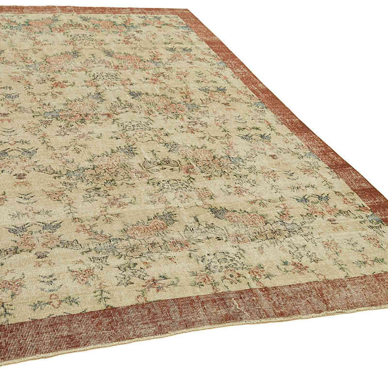 El Dokuma Vintage Halı - 194 cm x 295 cm - K0061162